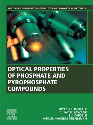 cover image of Optical Properties of Phosphate and Pyrophosphate Compounds